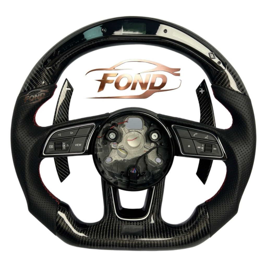 Audi RS/S LED Carbon Fiber Steering Wheel
