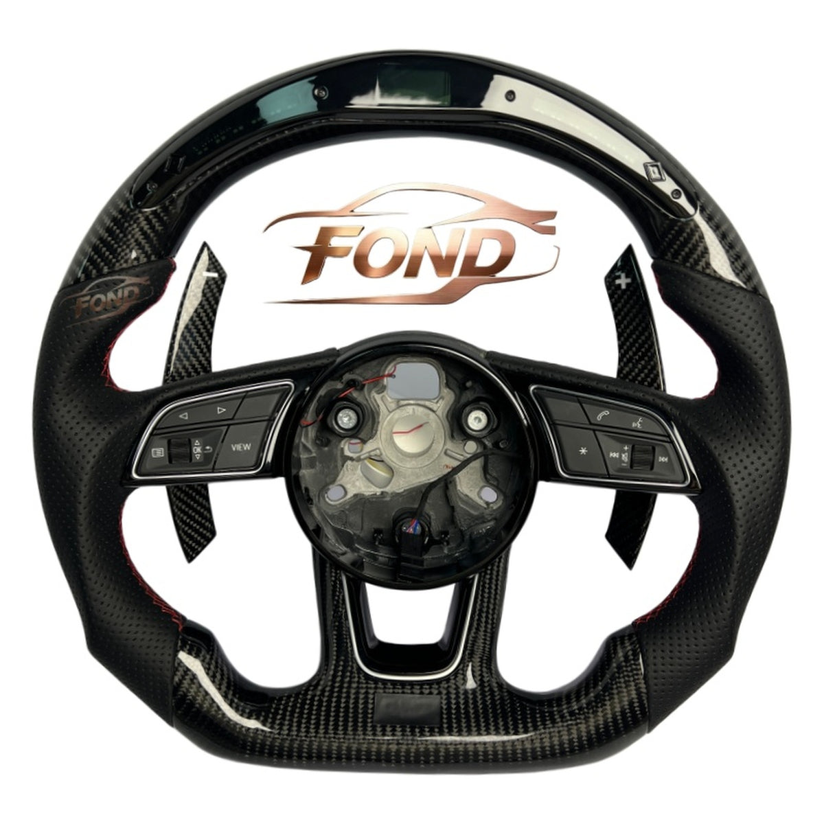 Audi RS/S LED Carbon Fiber Steering Wheel