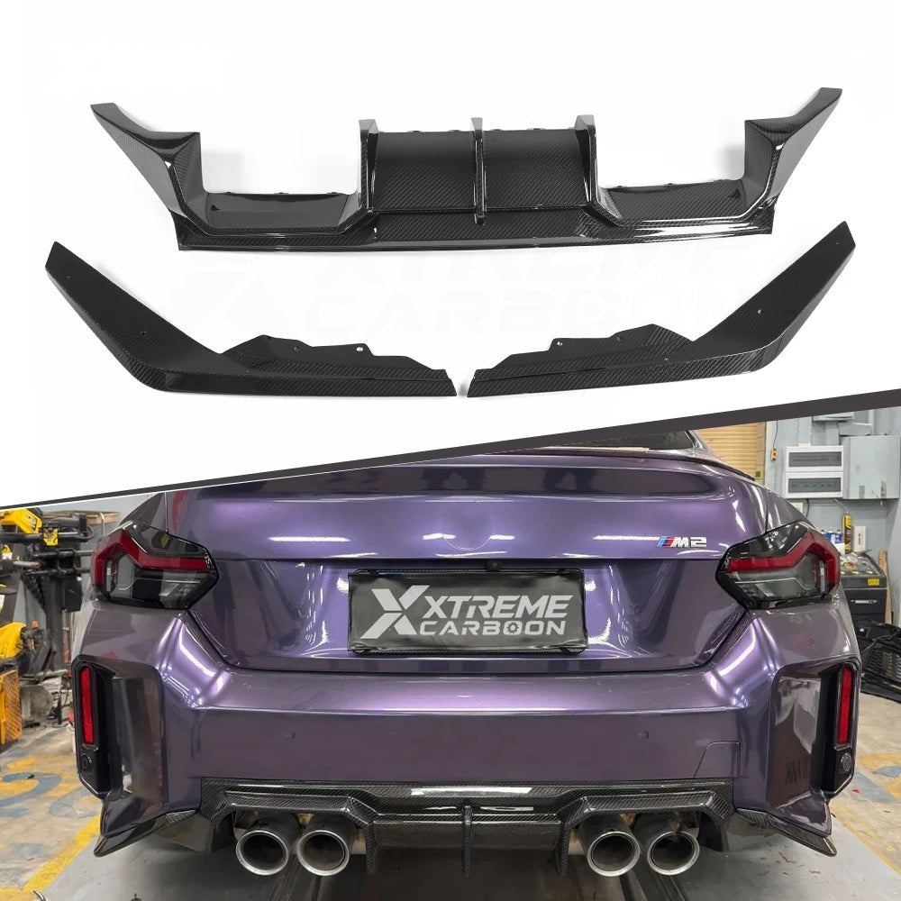 BMW M2 (G87) CT-Style Dry Carbon Rear Diffuser