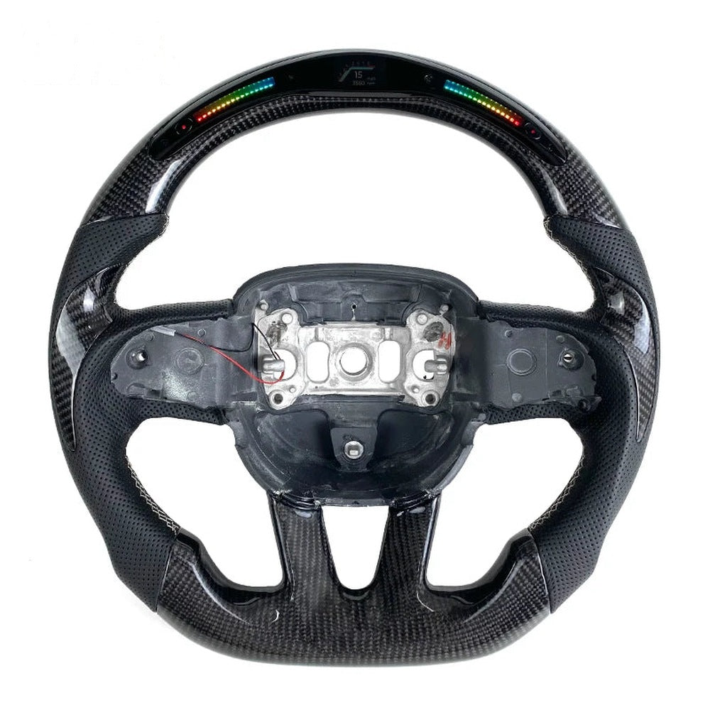 Dodge Challenger / Charger Carbon Fiber LED Steering Wheel