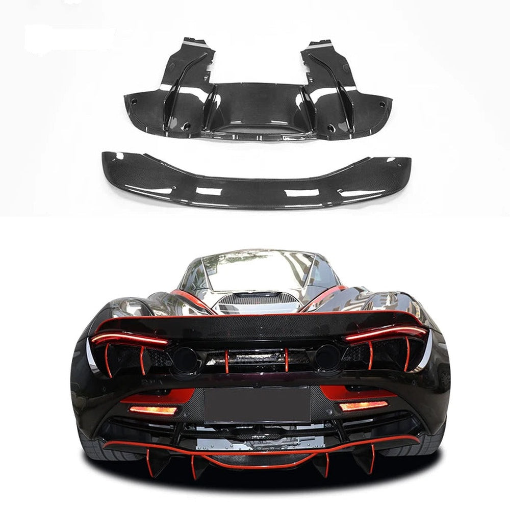 McLaren 720S V-Style Dry Carbon Rear Diffuser