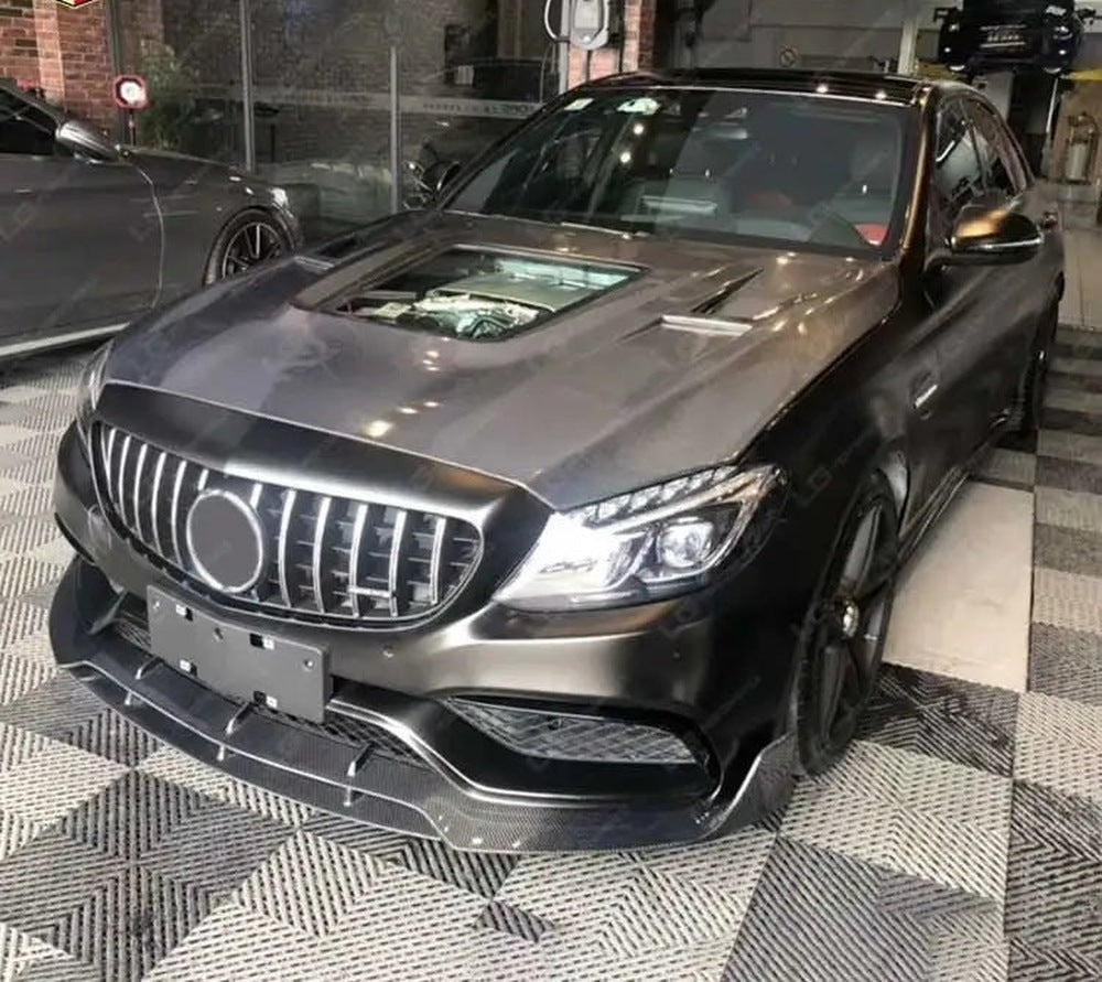 Mercedes-AMG C63 (W205) Carbon Fiber Hood with Window