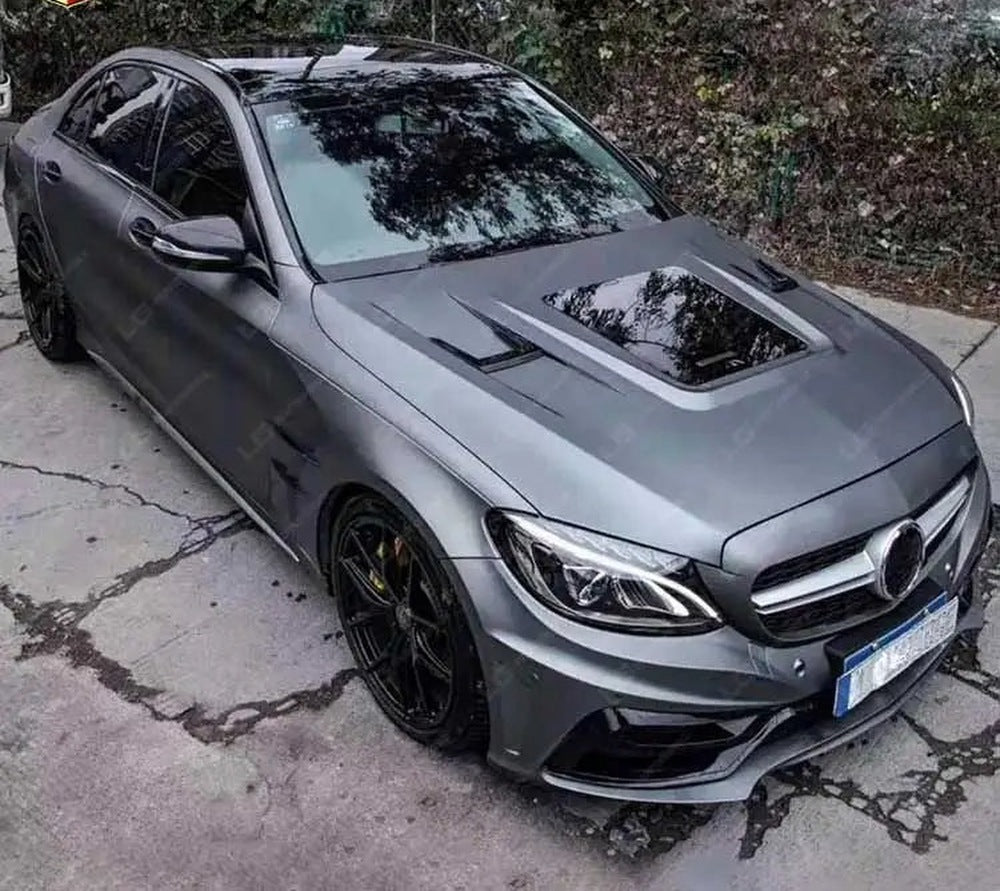 Mercedes-AMG C63 (W205) Carbon Fiber Hood with Window