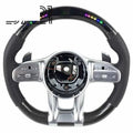 Mercedes-AMG LED Carbon Fiber & Leather Steering Wheel (2018–2021)