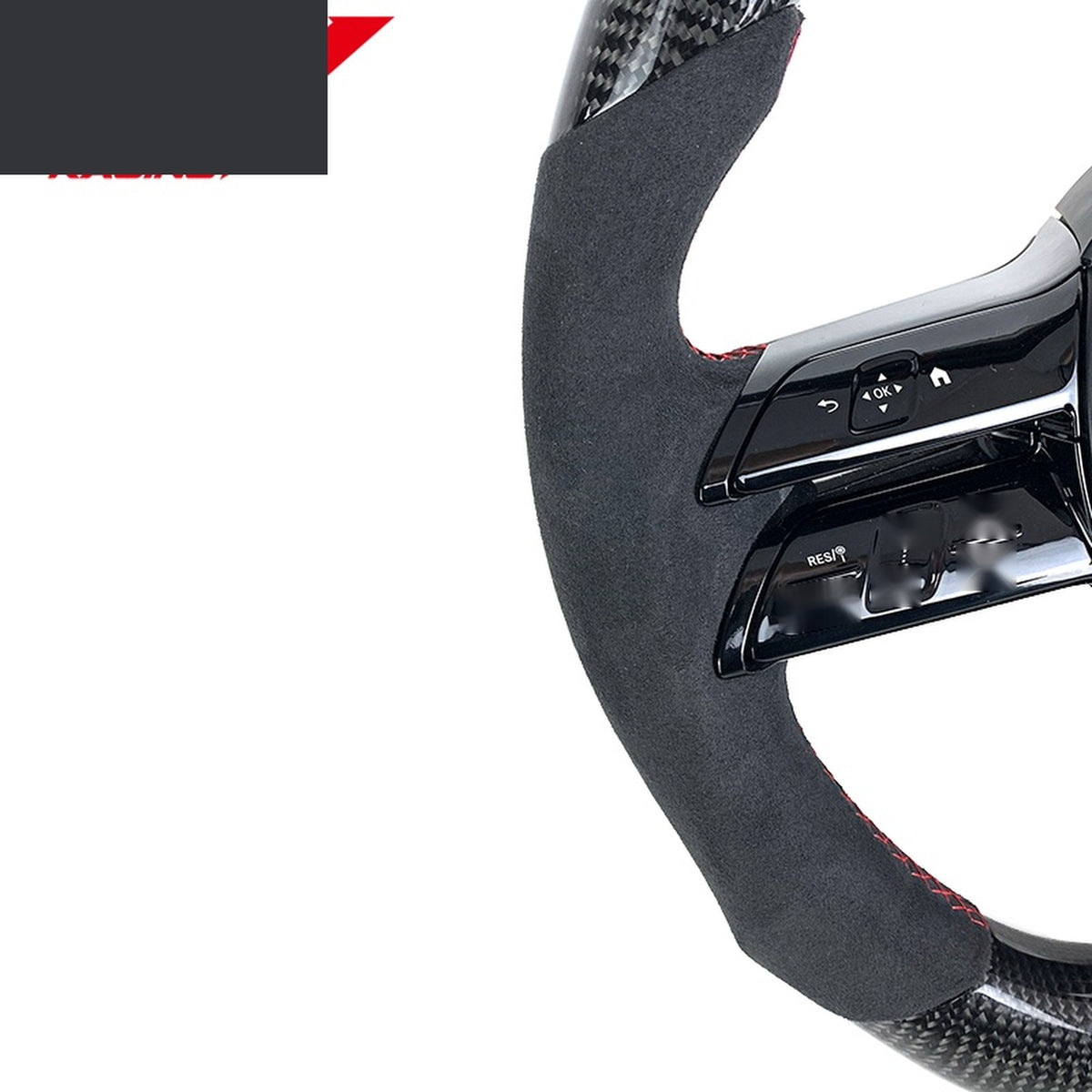 Mercedes-AMG LED RPM Carbon Fiber Steering Wheel – C/E/S-Class W206 W214 W223